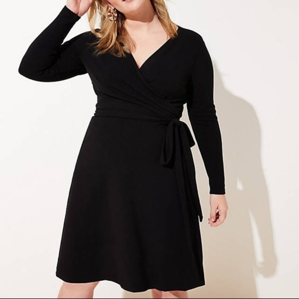 NWT LOFT Plus Wrap Dress